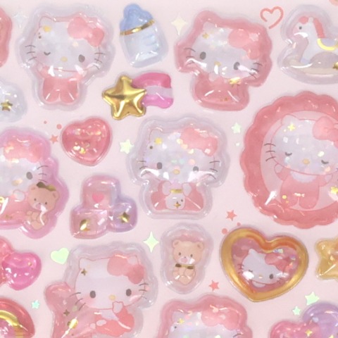 うるちゅるポップシール（ハローキティ）