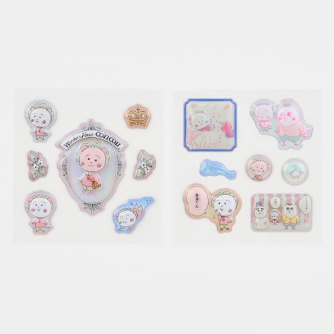 ぷっくりシール