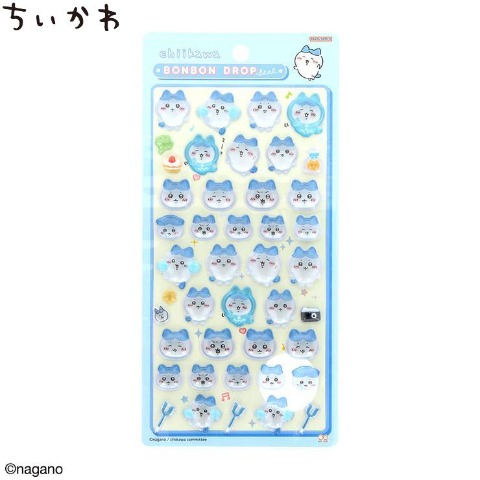 ボンボンドロップシール（ハチワレ）