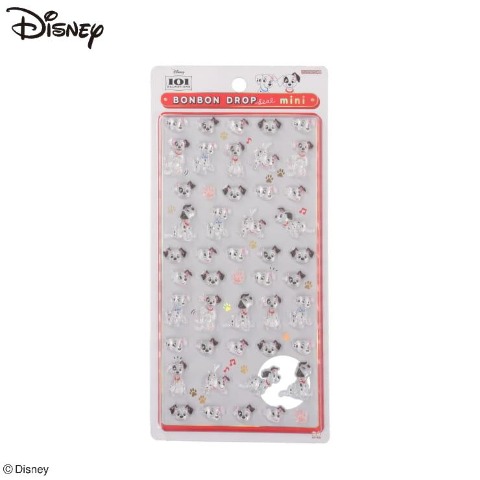 ボンボンドロップシールミニ（101匹わんちゃん） ホワイト 211
