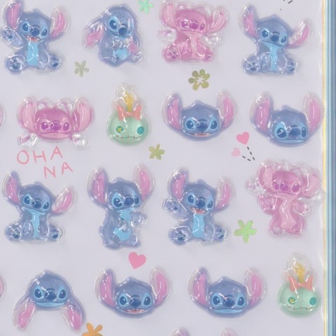 ボンボンドロップシールミニ（スティッチ）