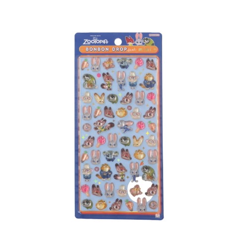 ボンボンドロップシールミニ（ズートピア）