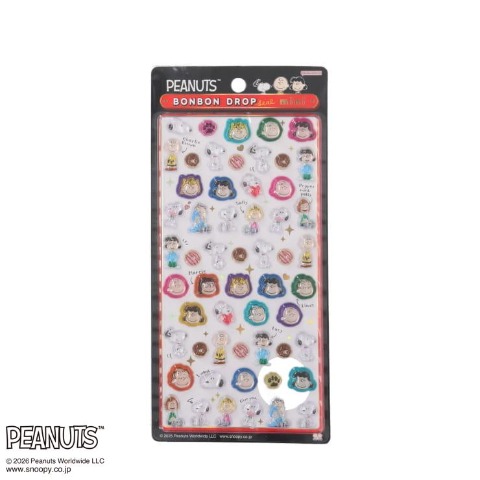 ボンボンドロップシールミニ（PEANUTS　フレンズ）