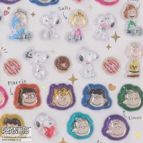 ボンボンドロップシールミニ（PEANUTS　フレンズ）