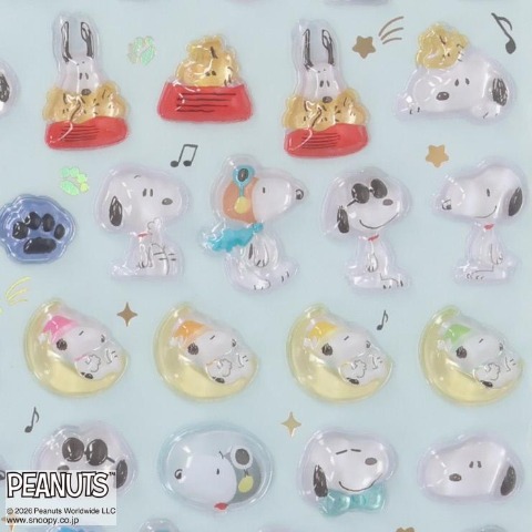 ボンボンドロップシールミニ（PEANUTS　変装）