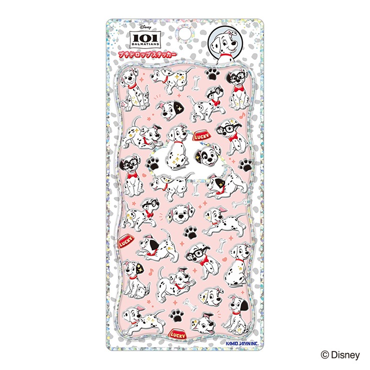 しまむら限定 ぷくぷくステッカー 5種各5点ずつ プチドロップステッカー(101匹わんちゃん) | シャンブル | しまむらパーク