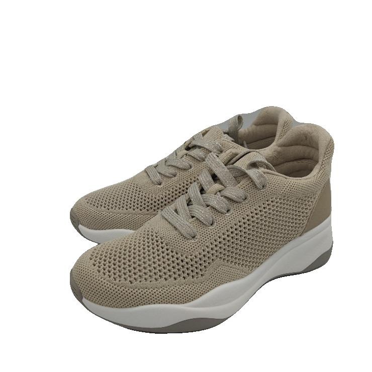 レディース メッシュレースアップスニーカー（Hashed Coorde