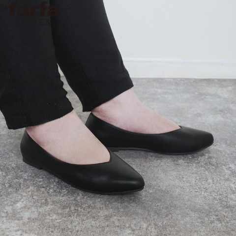 レディース　5Eプレーンカジュアルパンプス（la farfa SHOES【24.5～26.5】）