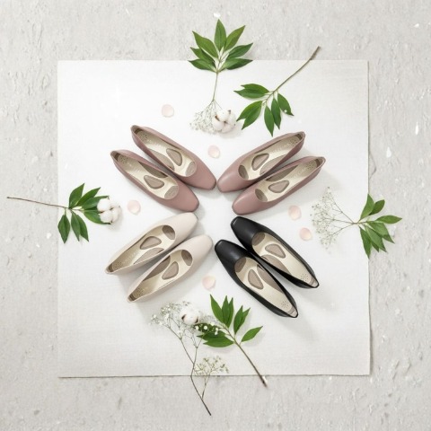 レディース　パンプス（姿勢サポート　屈曲パンプス）