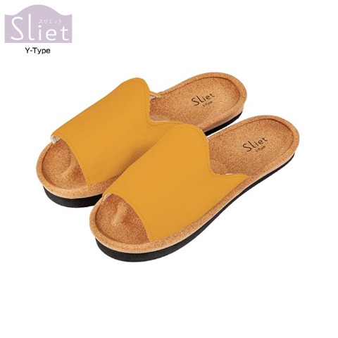 レディース　ルームシューズ （スリエットYタイプ　マスタード）