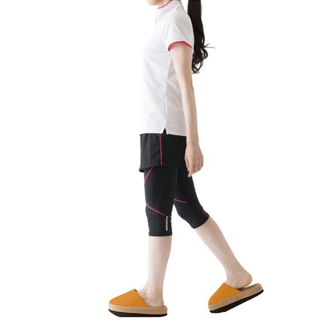 レディース　ルームシューズ （スリエット　オレンジ）