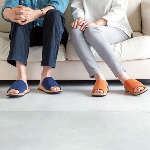 レディース　ルームシューズ （ふみっぱ03　ほぐしタイプ）