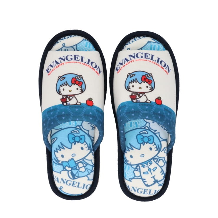 大人 スリッパ（23～25cm・EVANGELION×HELLO KITTY） | ディバロ