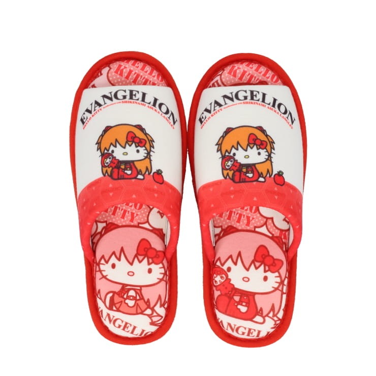 大人 スリッパ（23～25cm・EVANGELION×HELLO KITTY） | ディバロ