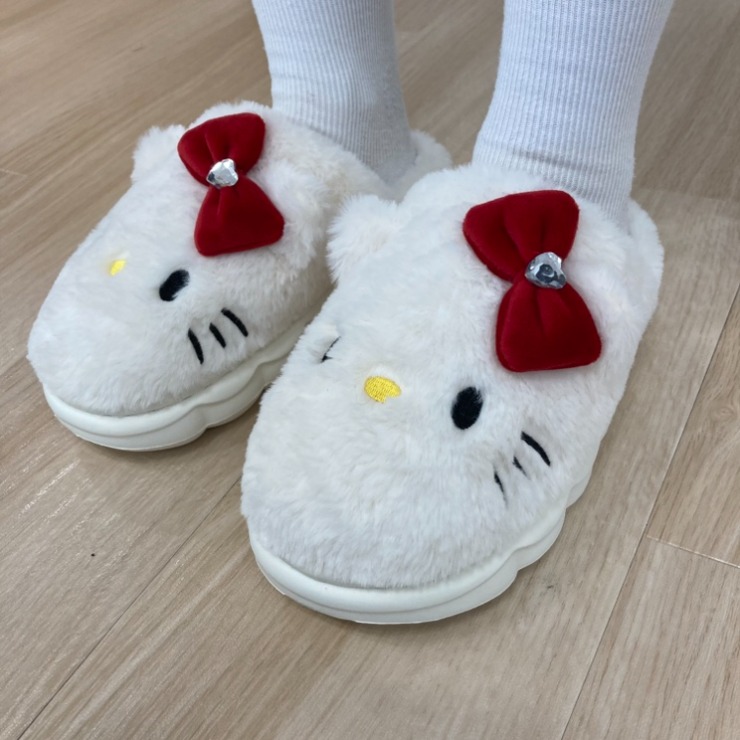 レディース ビックフェイスクロッグサンダル（ハローキティ