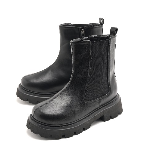 レディース　サイドゴアショートブーツ（la farfa SHOES)