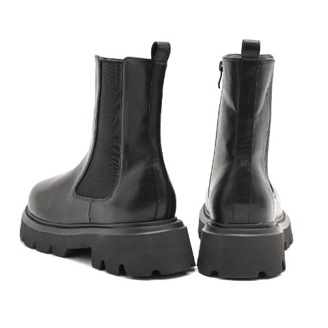レディース　サイドゴアショートブーツ（la farfa SHOES)