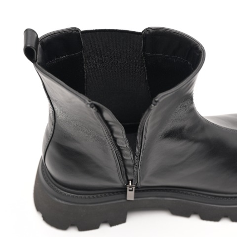 レディース　サイドゴアショートブーツ（la farfa SHOES)