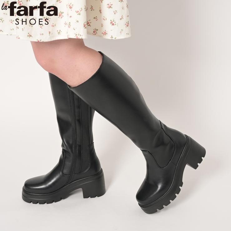 レディース タンクソールロングブーツ（la farfa SHOES) | ディバロ