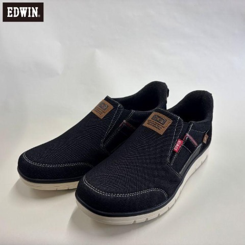 メンズ　立ったまま履けるシューズ　EDWIN