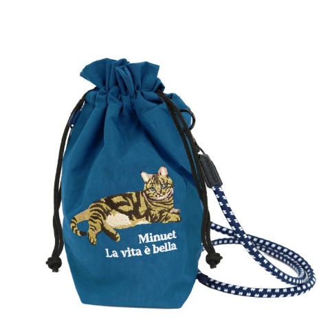 アニマル刺しゅうコードショルダー（ミヌエット）