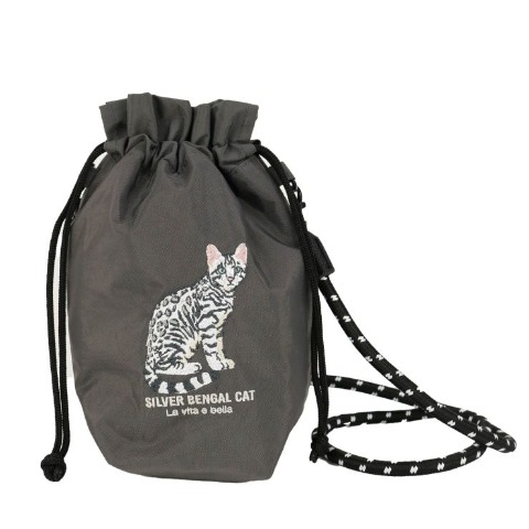 アニマル刺しゅうコードショルダー（ベンガル）