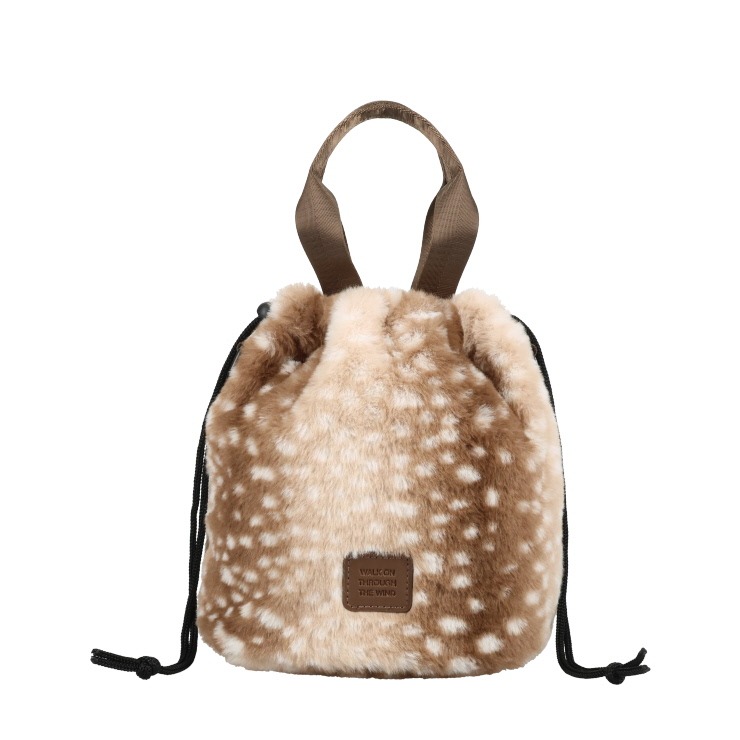 87mariaJIMMY CHOO ファー 巾着 ショルダーバッグ バンビ柄ファー巾着ショルダーバッグ | ディバロ | しまむらパーク
