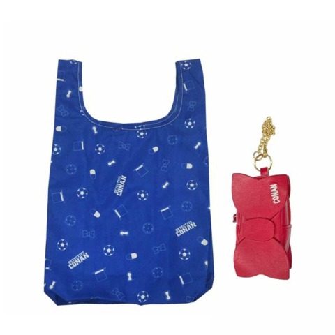 ポーチ付エコバッグ（蝶ネクタイ型変声機）