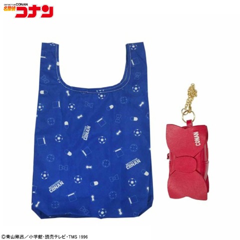 ポーチ付エコバッグ（蝶ネクタイ型変声機）