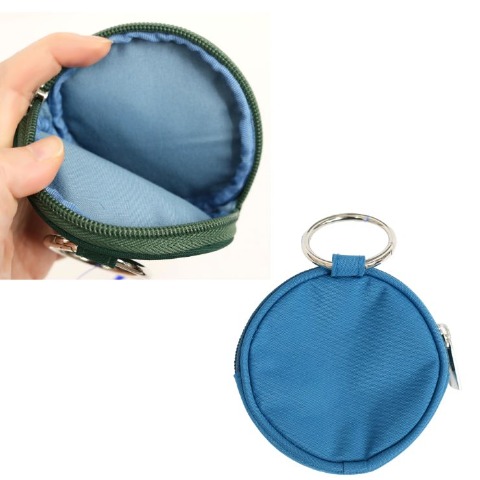 アニマル刺しゅう丸ポーチ（ブルドッグ）